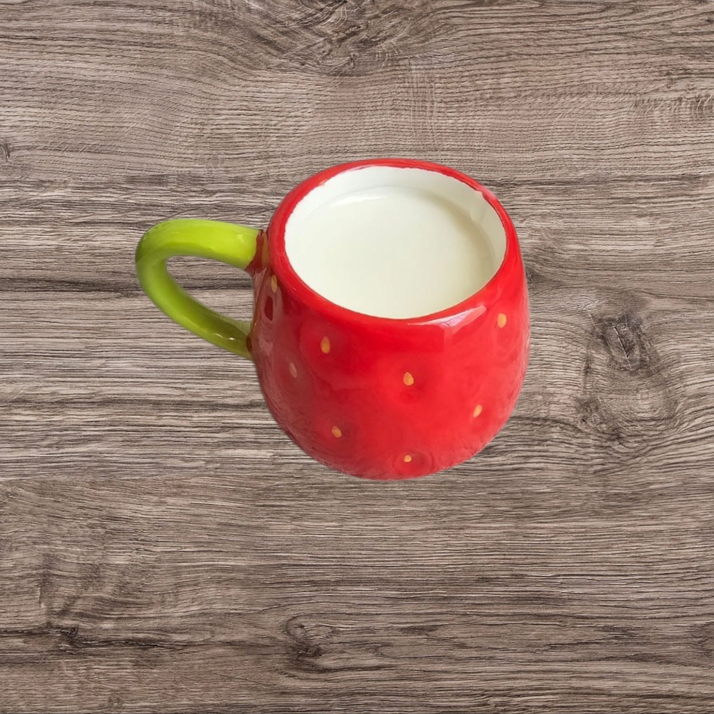 Red and Green Ceramic Mug